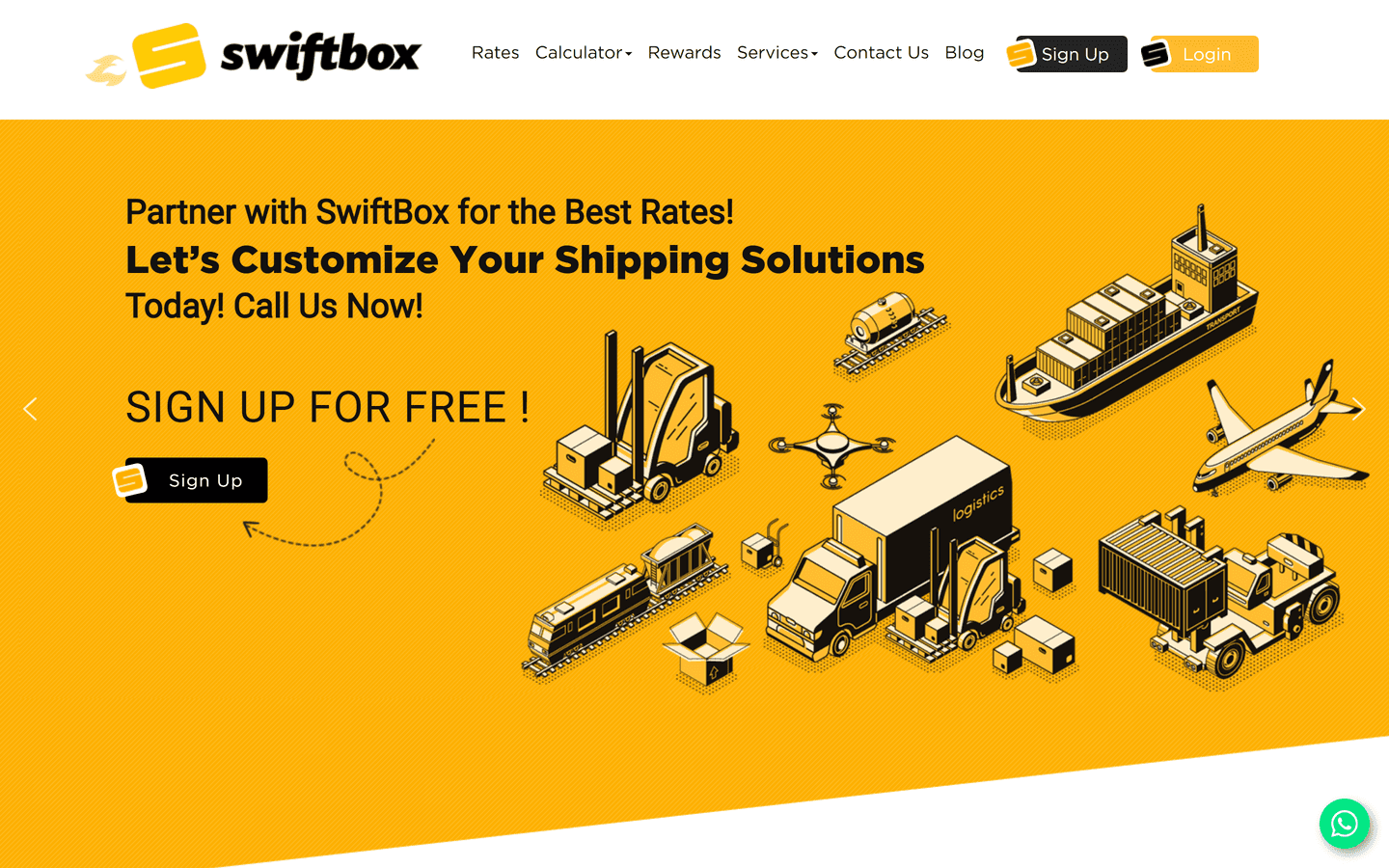 A marketing site built for a client, shown on desktop